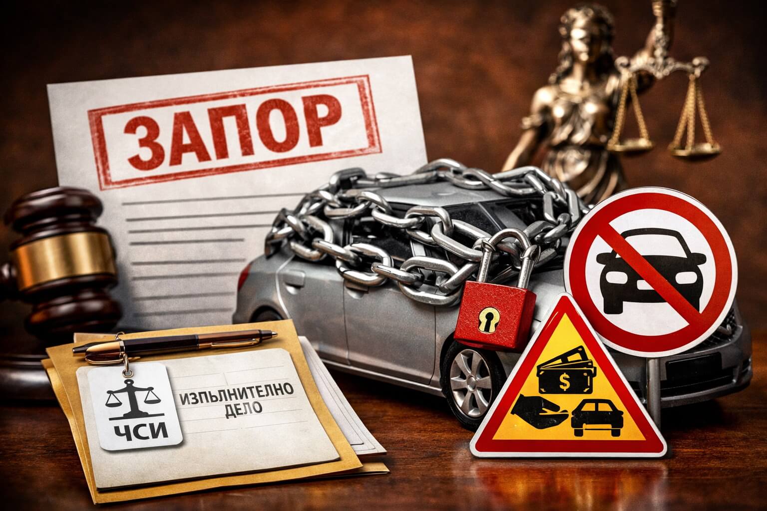 Запор върху МПС